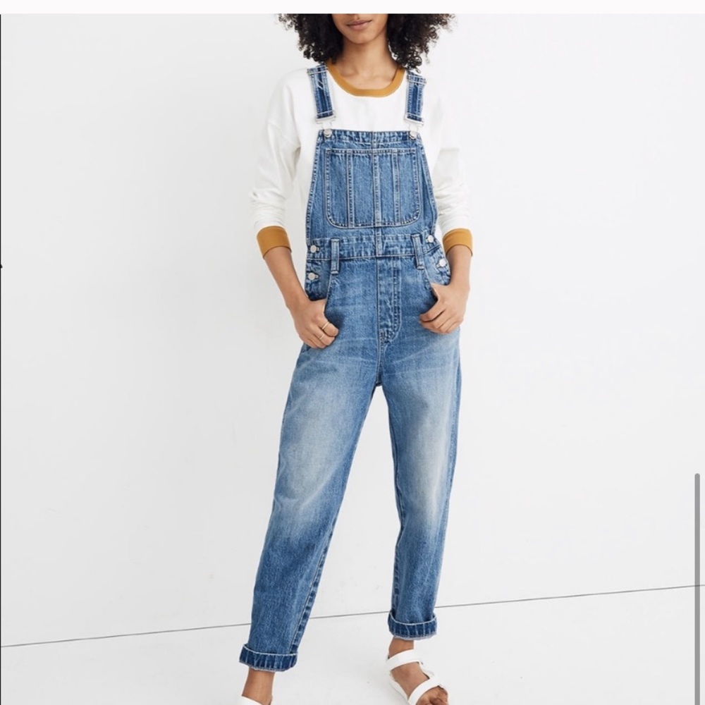 Madewell denim overalls